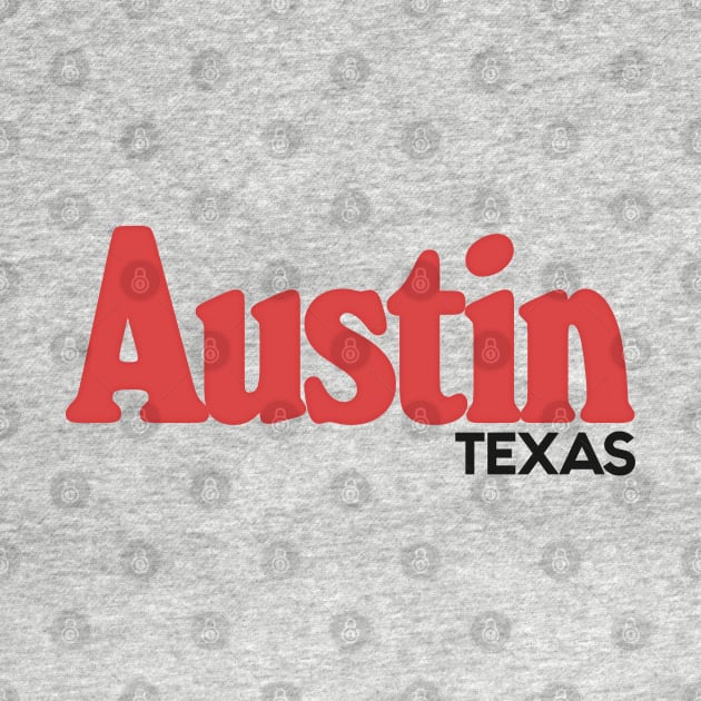 Austin, Texas //// Retro Typography Design by DankFutura
